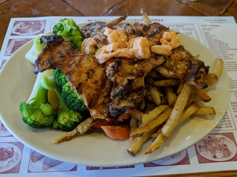 Garlic Chicken & Shrimp